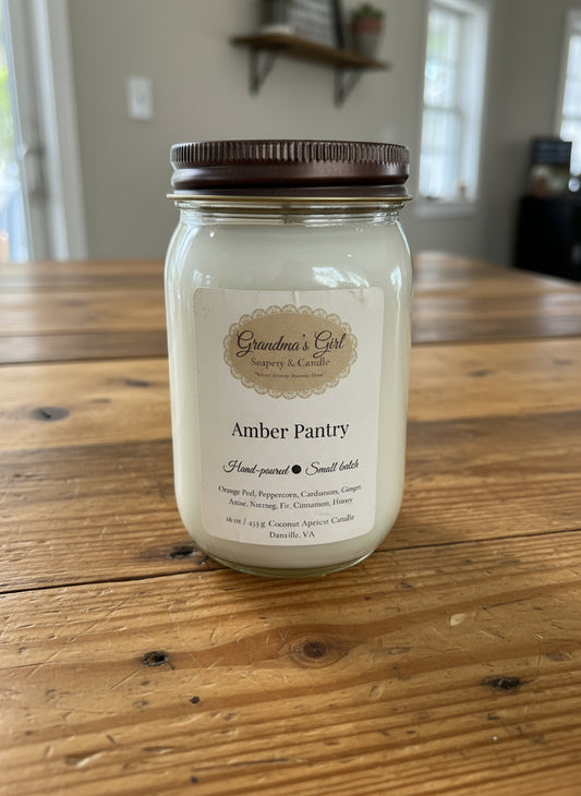 Amber Pantry Grandma's Girl Soapery & Candle