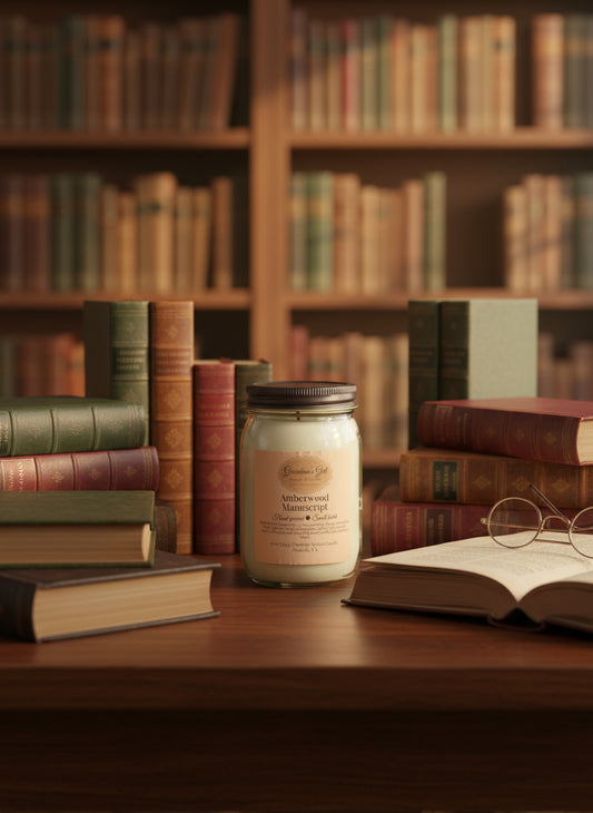 Amberwood Manuscript Grandma's Girl Soapery & Candle