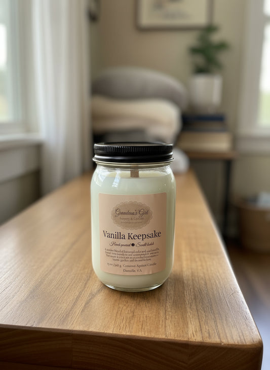 Vanilla Keepsake Grandma's Girl Soapery & Candle