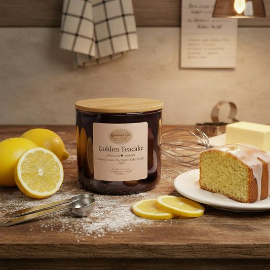 Golden Teacake Grandma's Girl Soapery & Candle