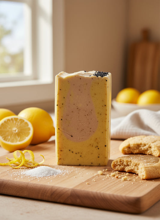 Lemon Sugar Lace Grandma's Girl Soapery & Candle